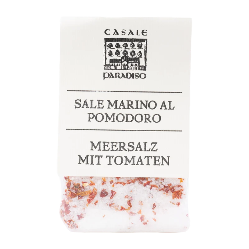 Meersalz mit Tomaten