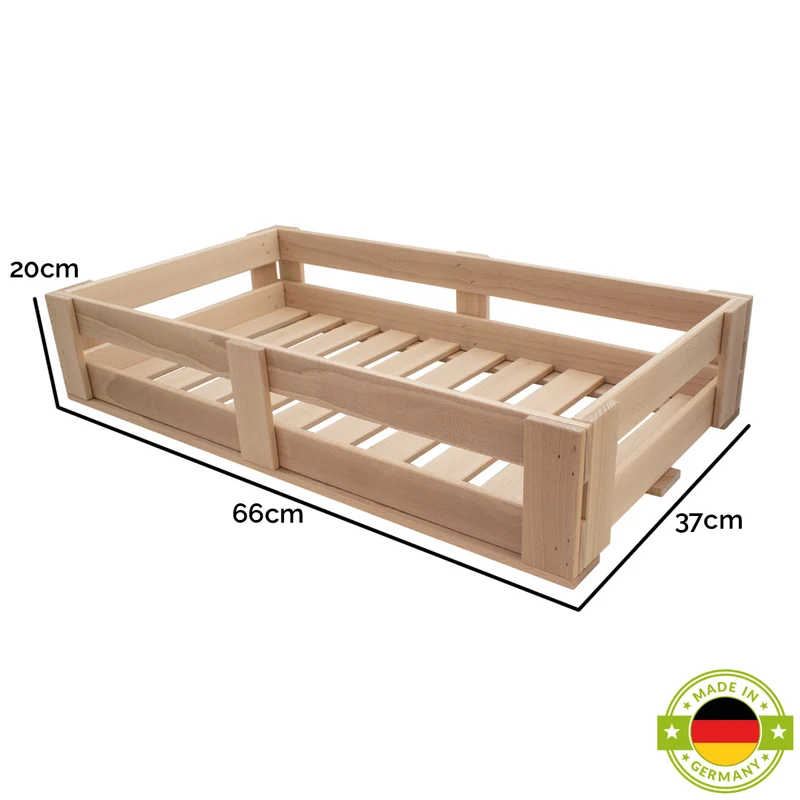 Universal Holzkisten | in 3 Größen | in Buche | individuell einsetzbar | stapelbar | Made in Germany