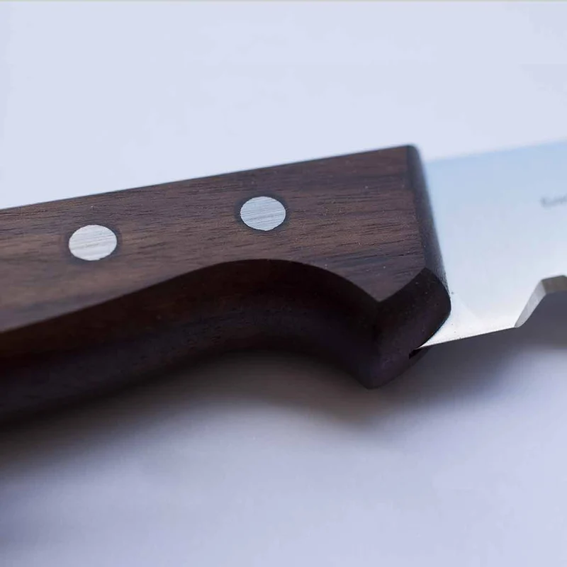 Brotmesser 'Best of Austria' | mit Panoramaschliff | handgemacht | aus Rockwell-Stahl mit Nussholzgriff | Made in Switzerland