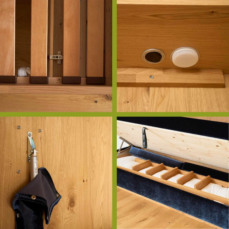 Multifunktionales Klappbett | Schrankbett | Stockbett | Sofa und Zusatzbett | inkl. Matratzen | robustes Design | TÜV geprüft | Made in Austria