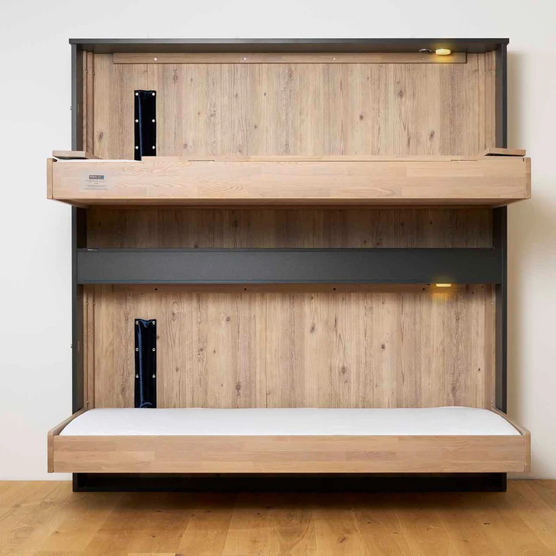 Multifunktionales Klappbett | Schrankbett | Stockbett | Sofa und Zusatzbett | inkl. Matratzen | robustes Design | TÜV geprüft | Made in Austria