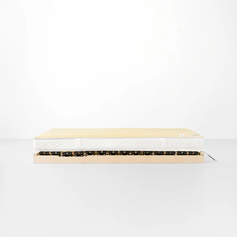 PureNature Topper Schafschurwolle | für Komforthöhe Boxspringbett | Made in Austria