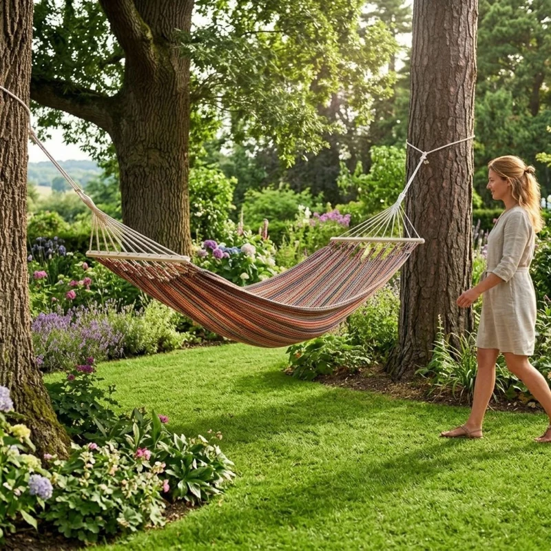 Einzelhängematte 'Relax' | verschiedene Designs | L 300 x B 130 cm | 100% Baumwollgewebe | Made in Austria