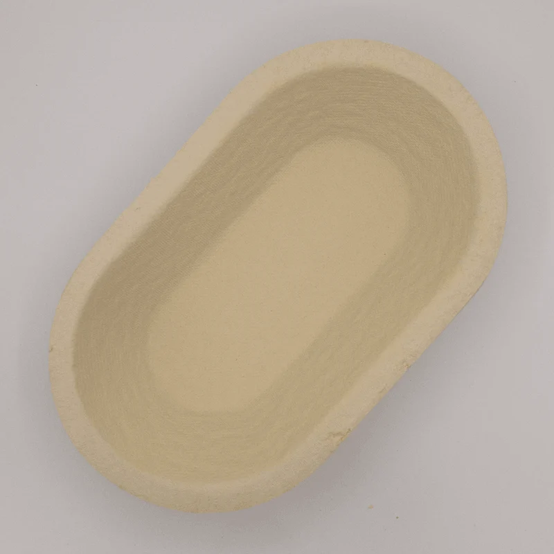 Gärkorb (Brotform, Simperl) Oval länglich aus Holzschliff, 1 Kg, 26x14 cm