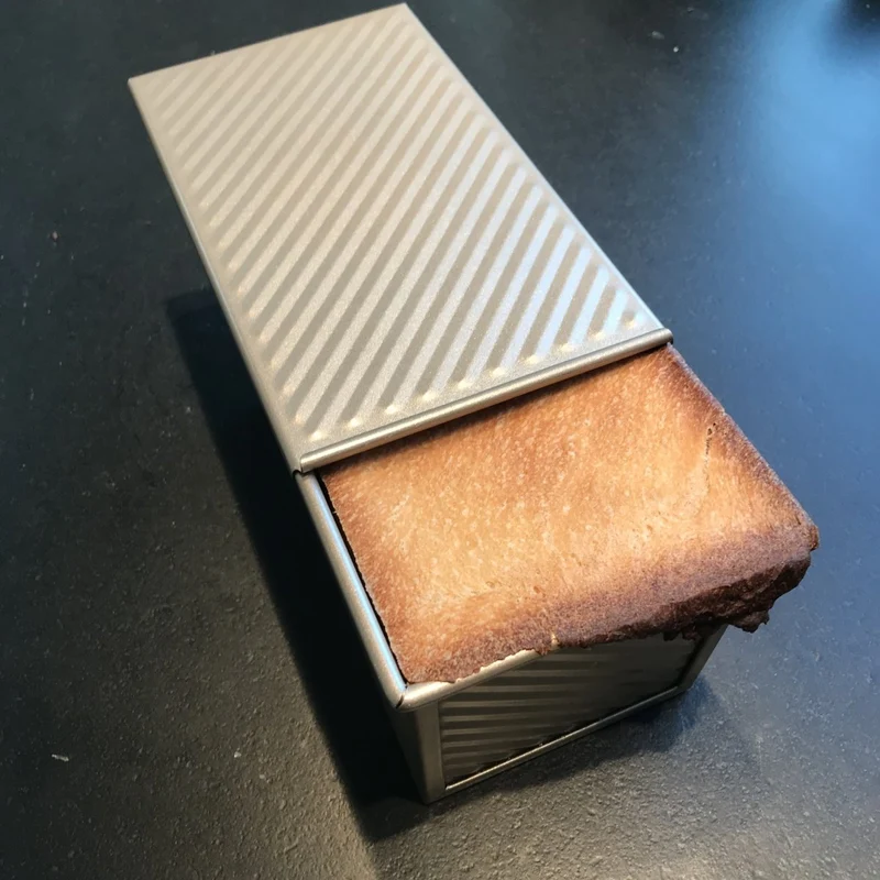 Toastbrot Kastenform beschichtet mit Deckel, 450 g