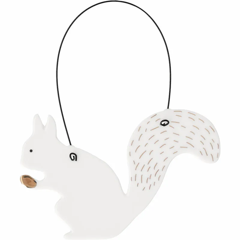 RAEDER DESIGN Wintertier Anhänger Eichhörnchen