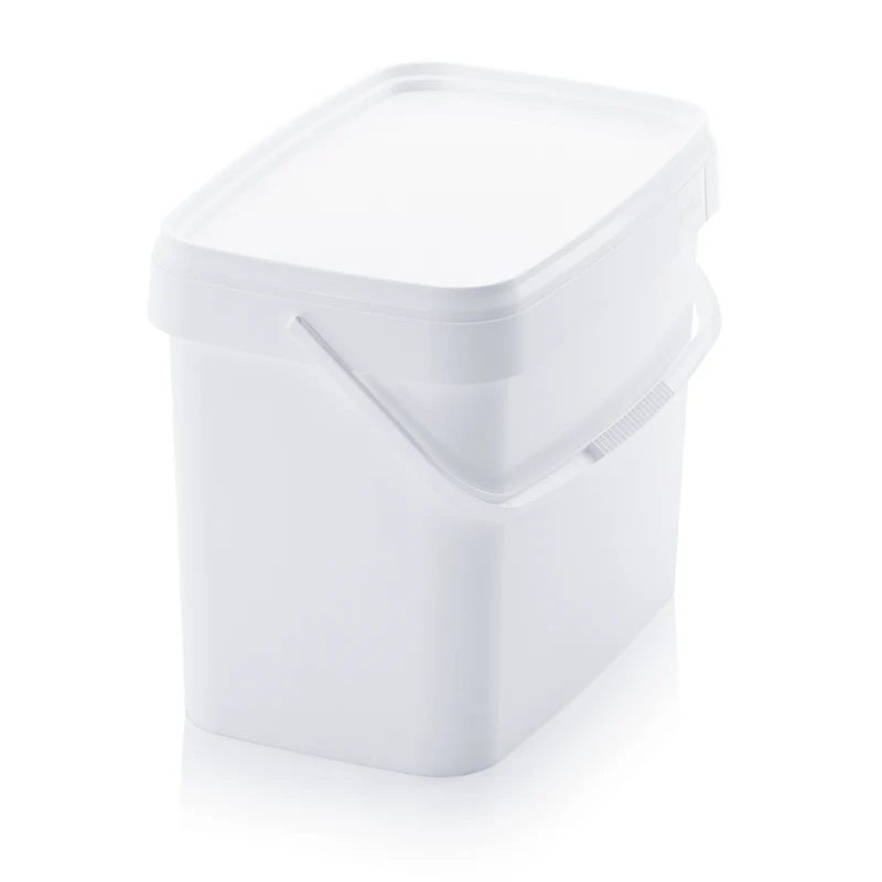 Aufbewahrungseimer für Mehl, Eckig, 16,6 Liter (~ 11 Kg Mehl)