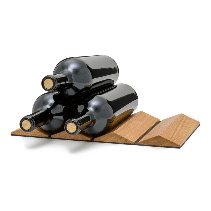 Set Weinregal anthrazit und Weinthermometer