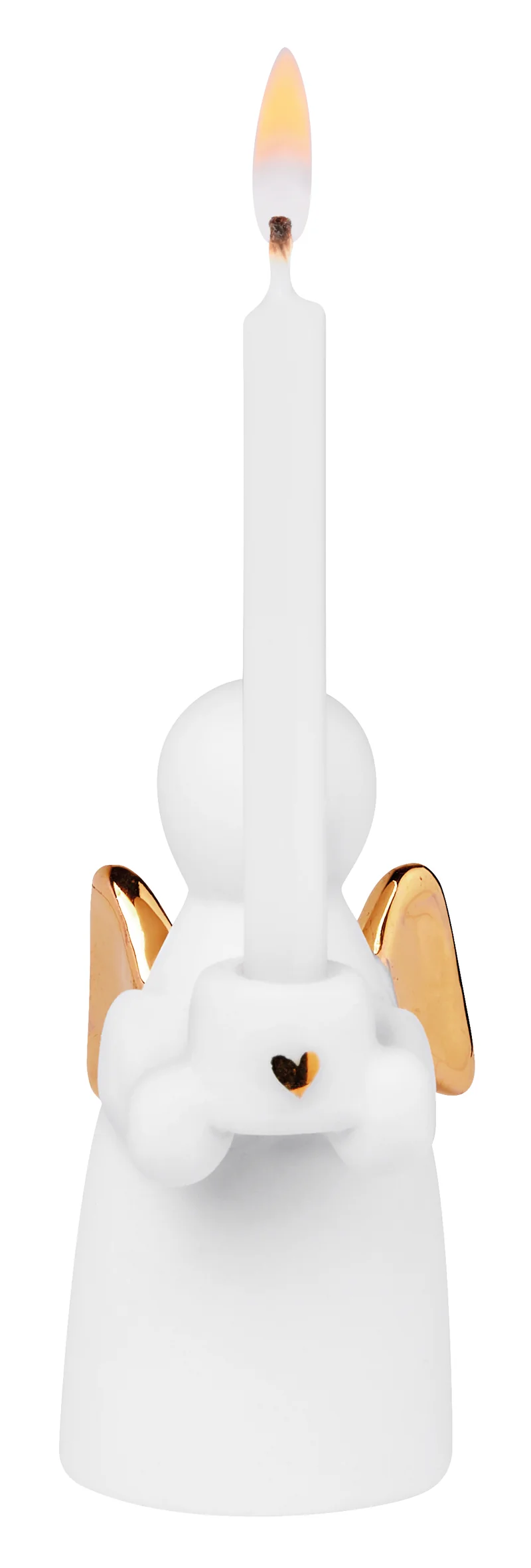 RAEDER DESIGN Schutzengelkerze Gold