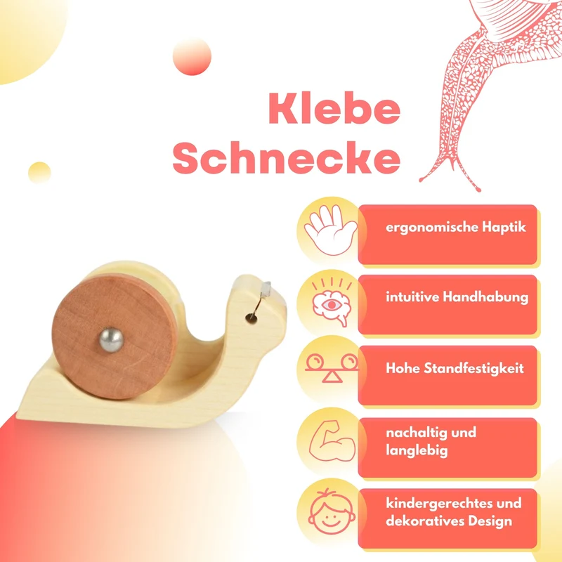 Klebefilmabroller aus Ahorn und Birne - 'Tape It'