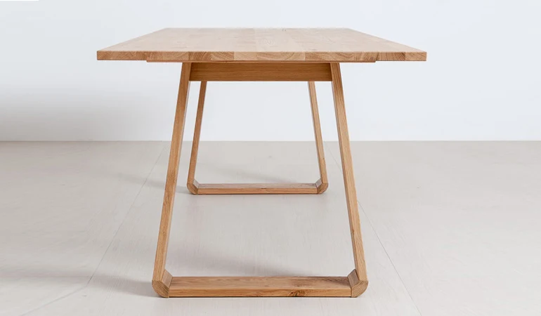 Massivholztisch 'Look' | in Zirbe, Fichte, Eiche, Buche, Nuss | L 160/200 x B 90 x H 76 cm | Made in Südtirol