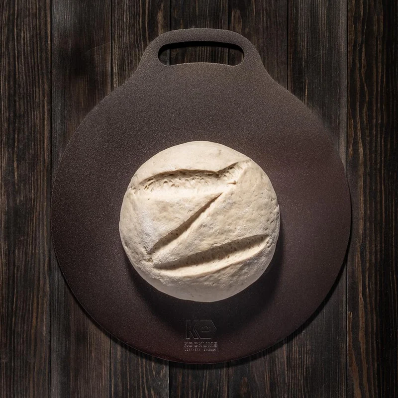 Pizzastahl, Backplatte aus Eisen, ø 35 cm