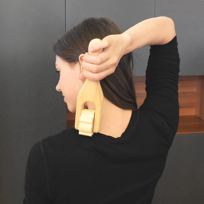 Faszienrolle aus Zirbenholz 'Mini' | für Nacken & Arme | Handarbeit aus Tirol