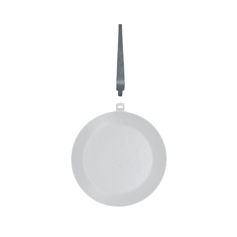 Flex-Pfanne Ø 32+cm H.3,5cm Schmiedeeisern mit Adapter für Flexgriff