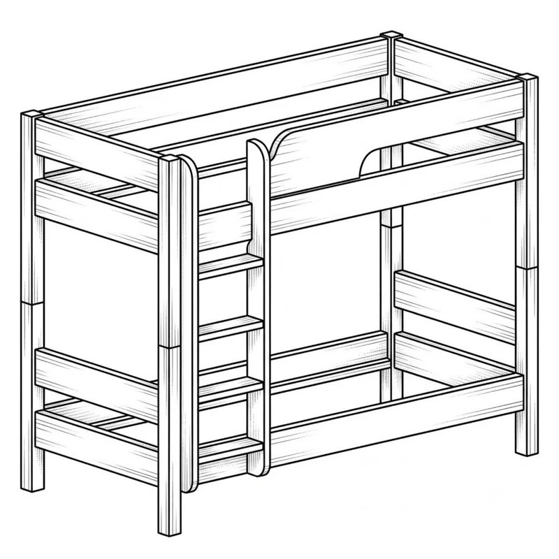 Hochbett / Stockbett 'Bunks & Dreams' | 90 x 200 cm | in verschiedenen Ausführungen | Made in Italy