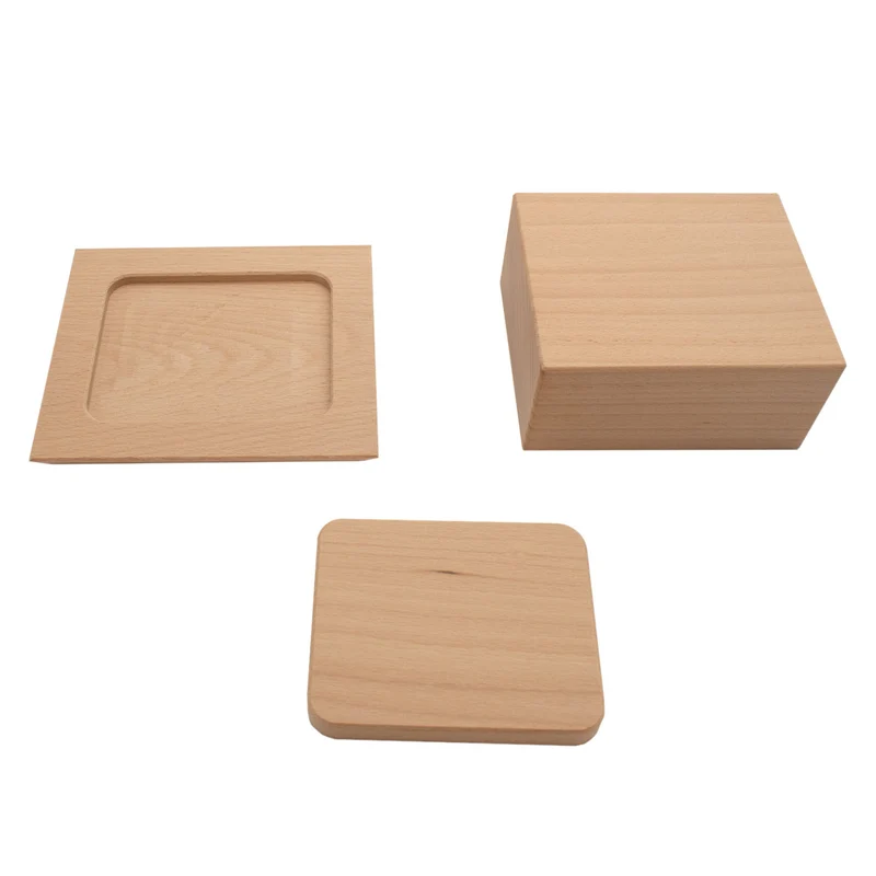 Butterdose ‘Breakfast’ aus 100% unbehandeltem Buchenholz | für 125 g Butterwürfel | 3-teilig | umweltfreundlich und robust | Made in Austria