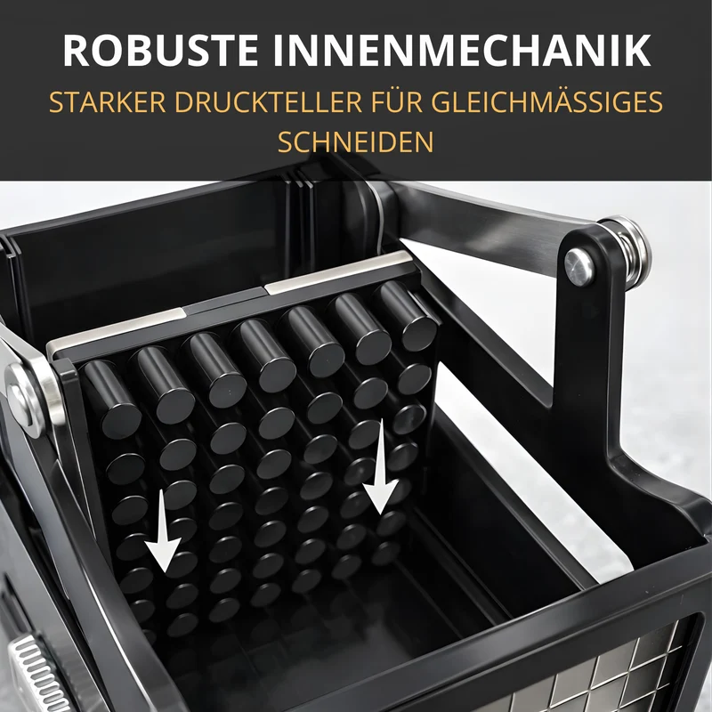 Thiru Premium Pommesschneider – Perfekte Pommes in Sekunden, extra starke Schneidkraft & sicherer Halt