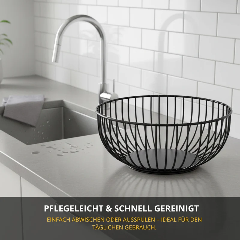 Drahtkörbe & Etageren – vielseitige Aufbewahrung & Präsentation für Obst, Brot & Gemüse – robust, lebensmittelecht