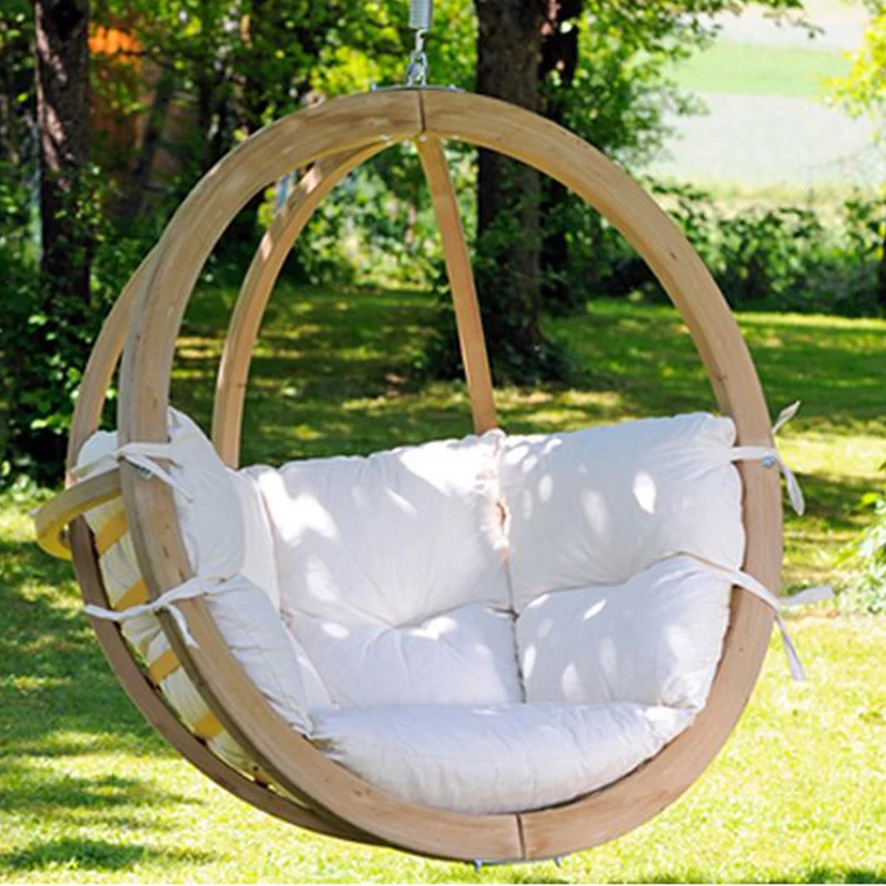 Hängesessel 'Globo Chair' | verschiedene Farben | B 121 x H 118 x T 69 cm | Fichtenholz | Made in Germany