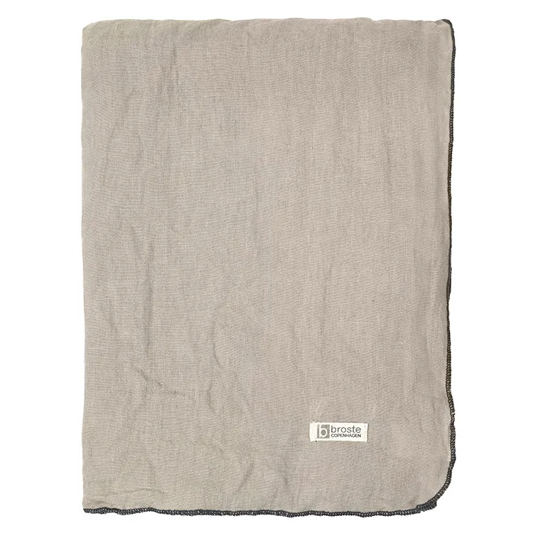 BROSTE COPENHAGEN Leinentischdecke Gracie Simply Taupe