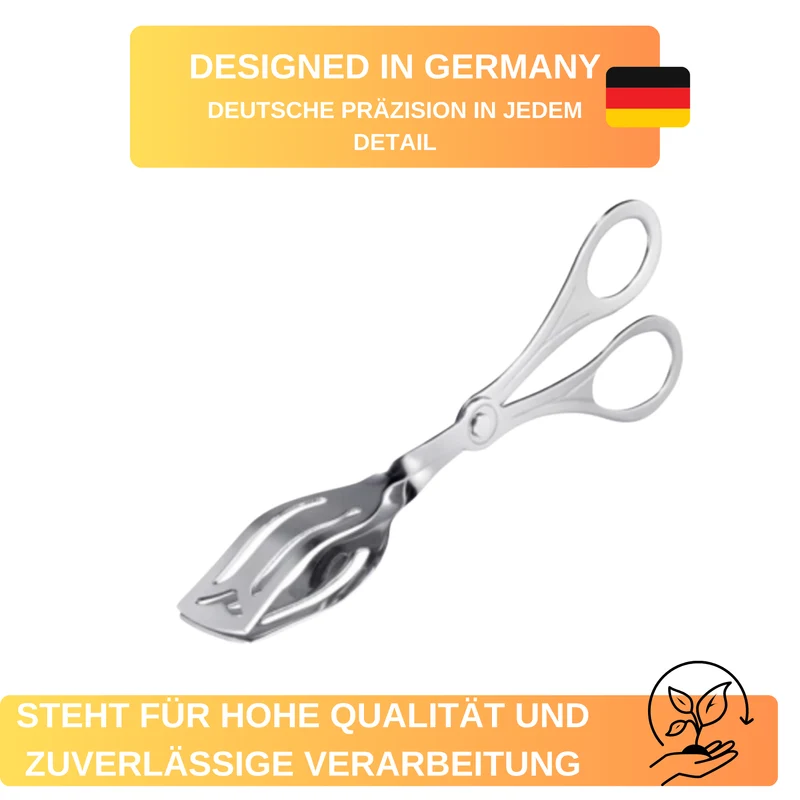 Gebäckzange - Küchenzange - 19,8 cm lang - perfekt für Buffets