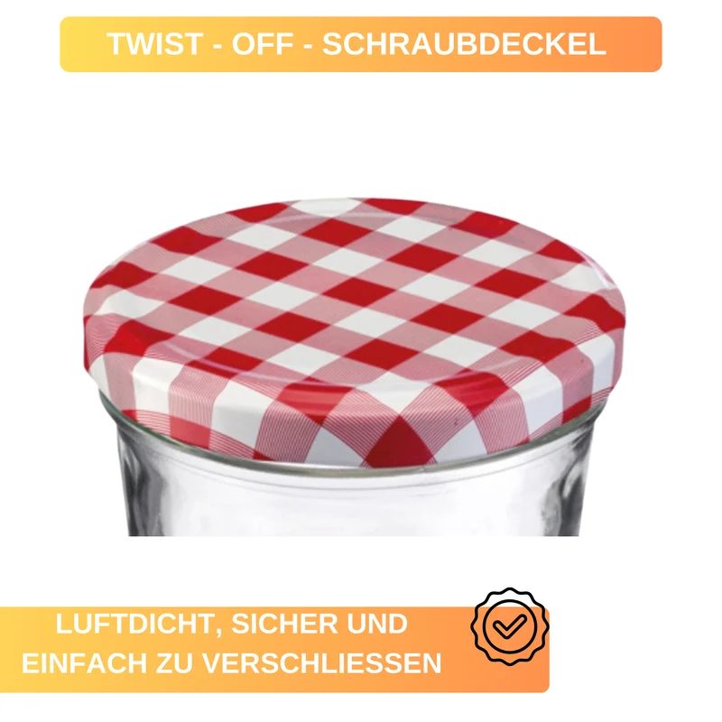 Einmachgläser - Wurstgläser - Gläser - Wurstgläser - Sturzgläser_230_ml_82_mm