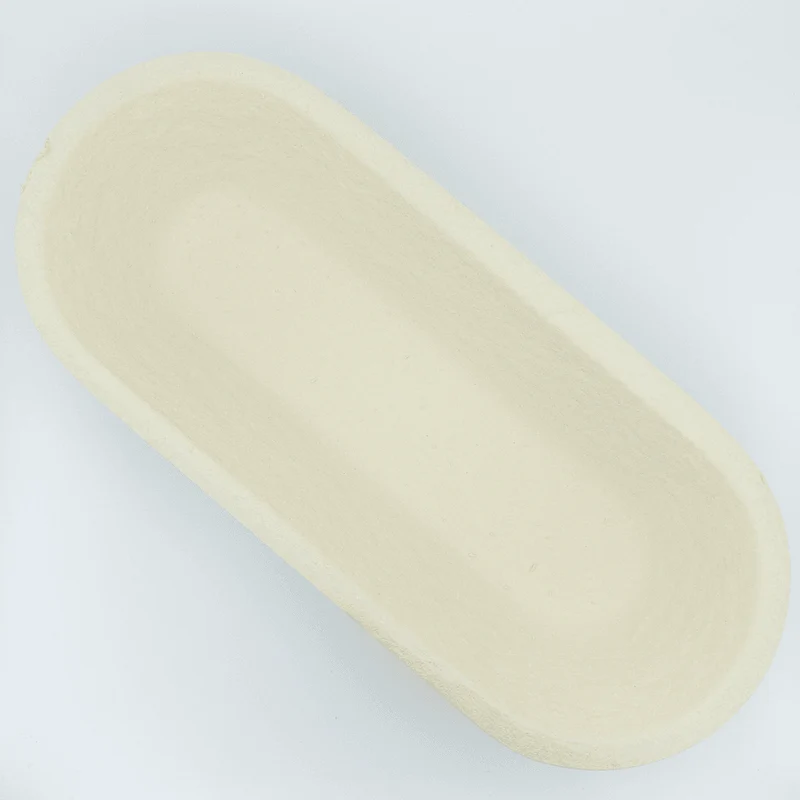 Gärkorb (Brotform, Simperl) Oval länglich aus Holzschliff, 2 - 2,5 Kg, 41 x16 cm