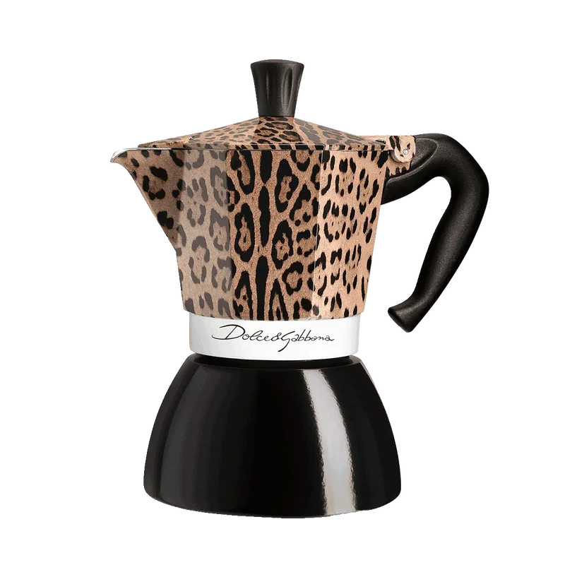 Dolce & Gabbana Leopardo Moka Induktion 6 Tassen