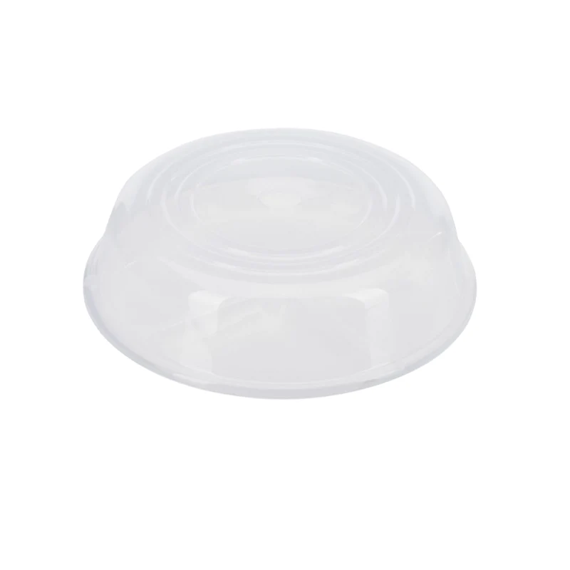 Thiru Mikrowellen-Abdeckhaube Ø 25 cm – transparenter Kunststoff-Deckel, spritzgeschützt, spülmaschinengeeignet, Made in Germany
