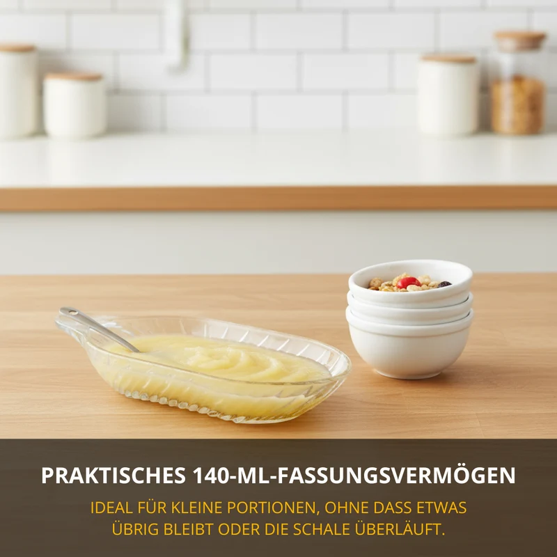 Thiru Multireibe – Apfelreibe 140 ml aus Glas, ideal für Babynahrung, Obst & Gemüse