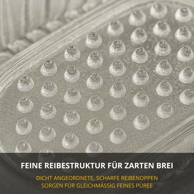 Thiru Multireibe – Apfelreibe 140 ml aus Glas, ideal für Babynahrung, Obst & Gemüse
