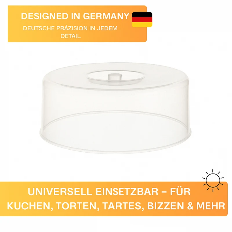 Tortenhaube Ø 30 cm - Tortenglocke - Schutz vor austrocknen & Gerüchen
