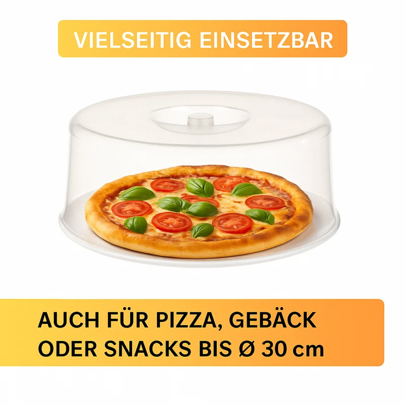 Tortenhaube Ø 30 cm - Tortenglocke - Schutz vor austrocknen & Gerüchen