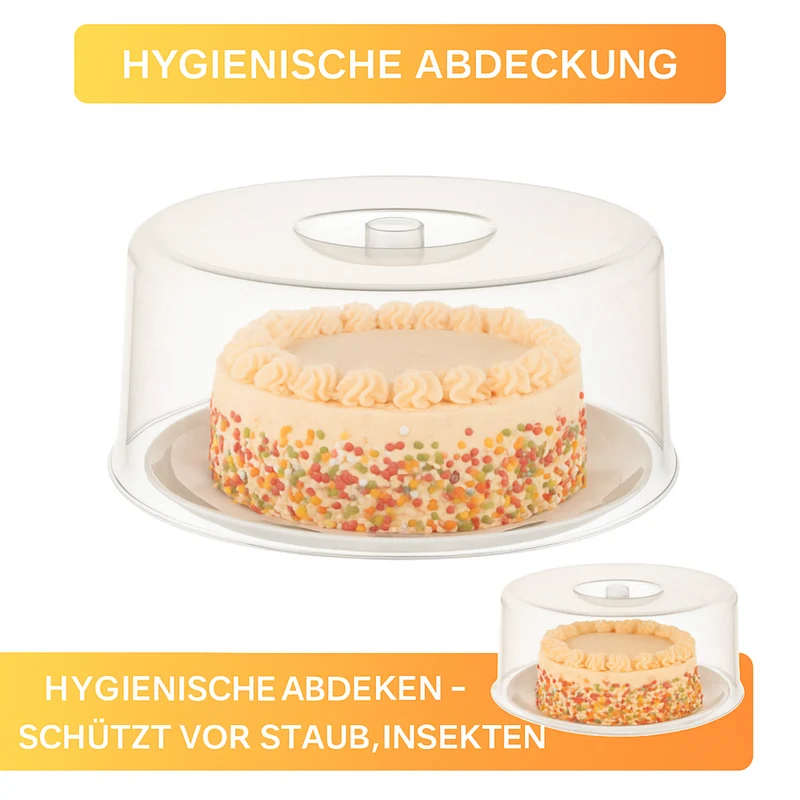 Tortenhaube Ø 30 cm - Tortenglocke - Schutz vor austrocknen & Gerüchen