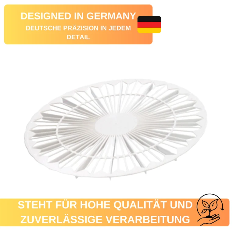 Gitter- Kuchenkühler - Ø 32 cm - 2-in-1 Gitter & Schnittmuster