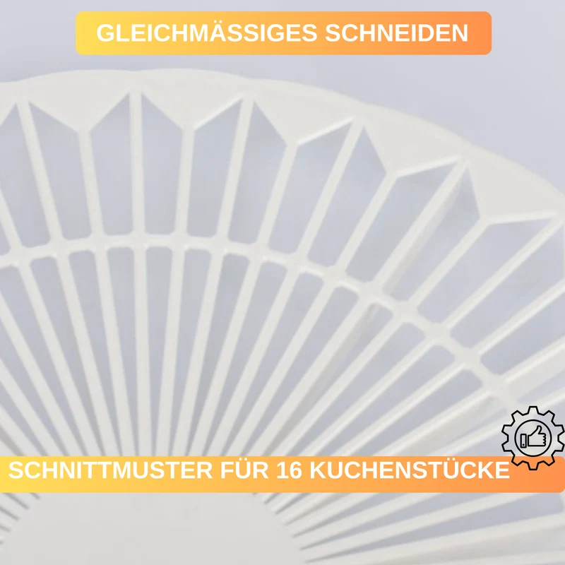 Gitter- Kuchenkühler - Ø 32 cm - 2-in-1 Gitter & Schnittmuster