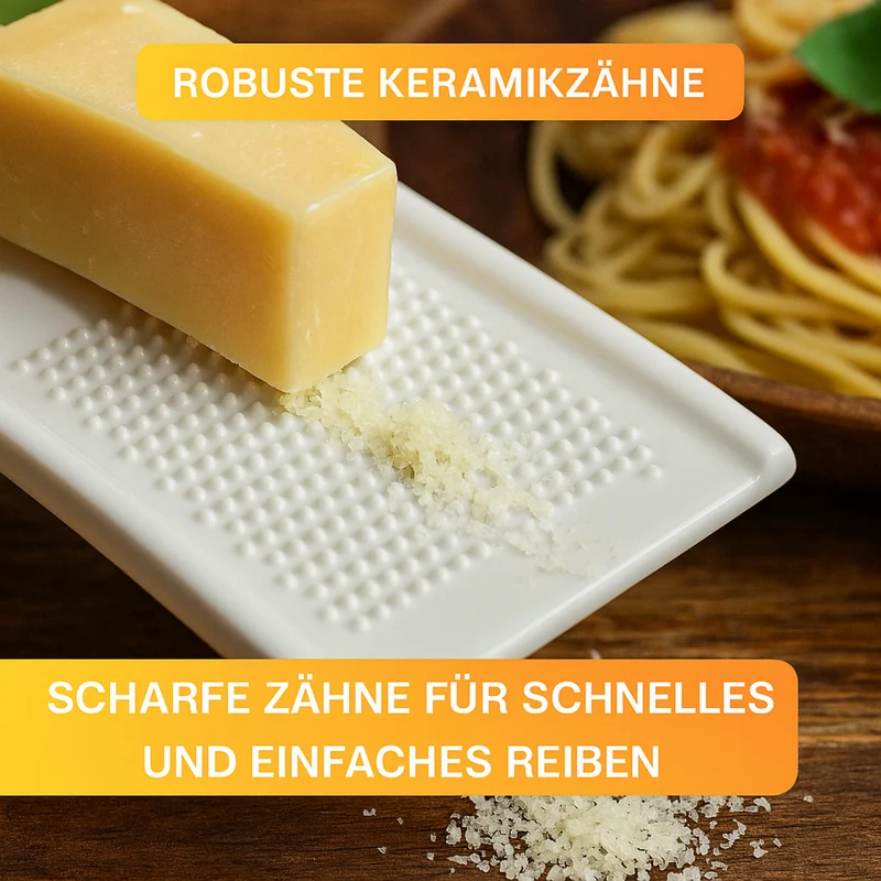 Handreibe aus Keramik – ideal für Ingwer, Knoblauch, Muskat & mehr • robust & vielseitig