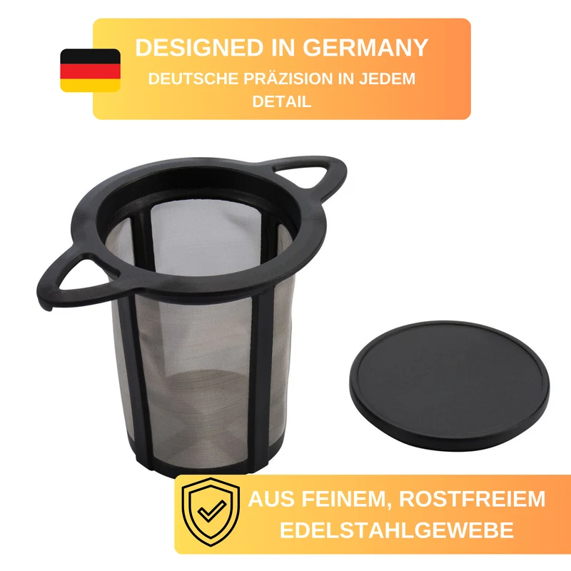 Thiru Dauerfilter Tee mit Edelstahlgewebe