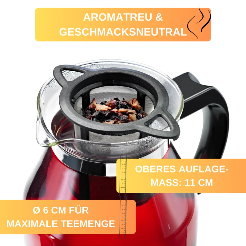 Thiru Dauerfilter Tee mit Edelstahlgewebe