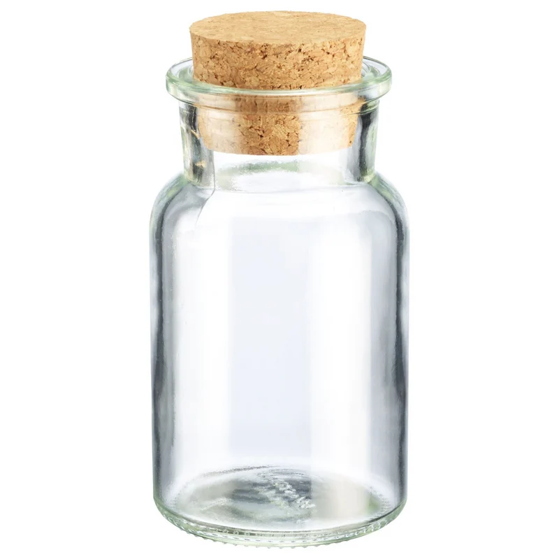 Thiru Gewürzgläser mit Korken 10 Stück - je 150 ml
