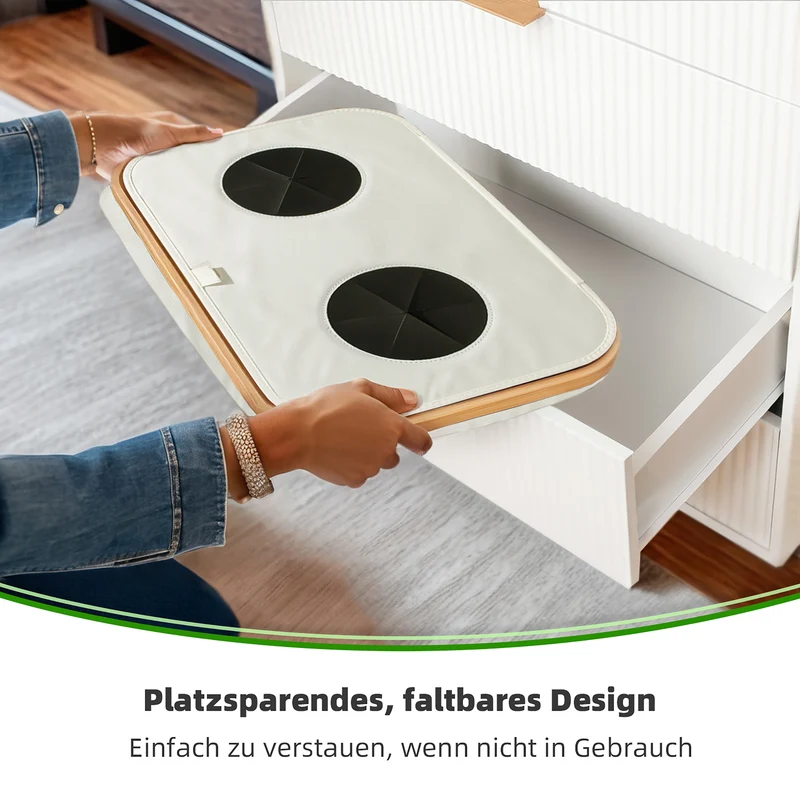 140L Pfandflaschen Sammelbehälter mit Deckel & XXL Tragetaschen, Flaschensammler für Leergut & Altglas, 2 Fächer Organizer mit Lochdesign, Recycling Behälter für Küche & Abstellraum