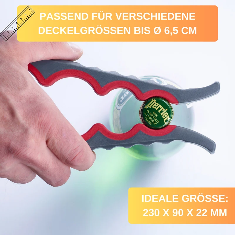 Thiru Multiöffner Deckelöffner für viele unterschiedliche Größen bis ø 6,5
