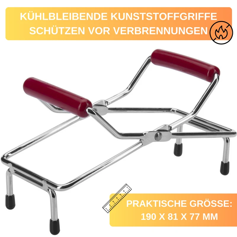 Thiru Glasheber, verchromt für unterschiedliche Glasformen und -größen, verchromt
