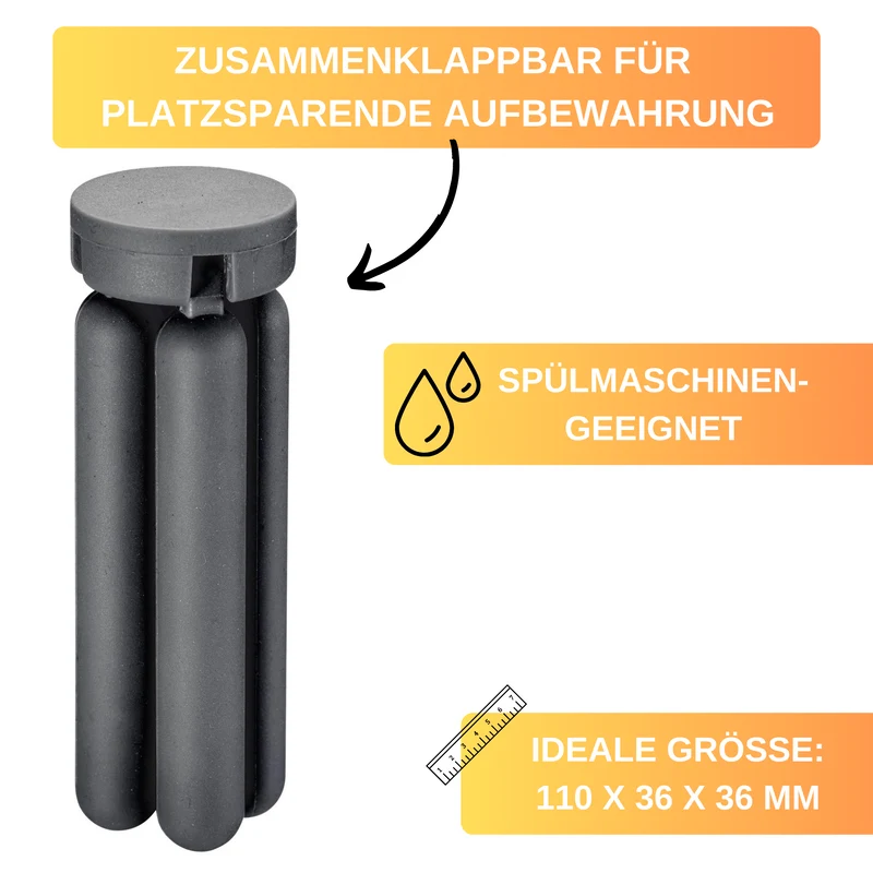 Thiru Topfuntersetzer faltbar - Ø 22 cm - hitzebeständig bis 200 °C