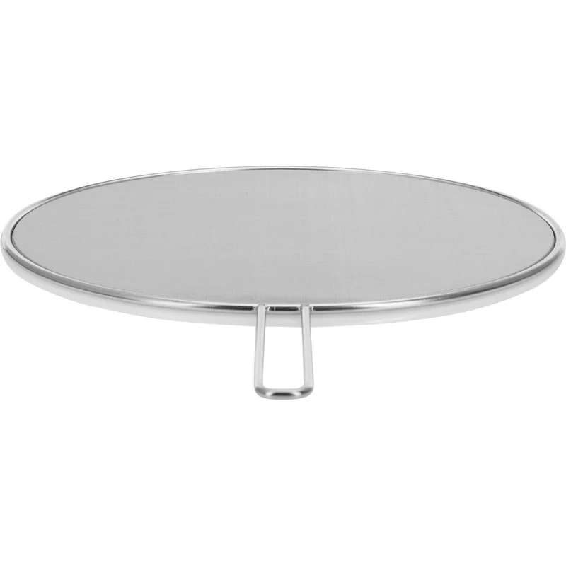 Thiru Spritzschutzdeckel ø 30 cm aus rostfreiem Edelstahl und engmaschigem Netz