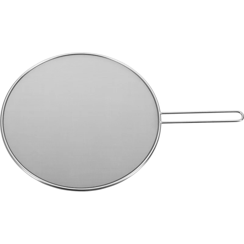 Thiru Spritzschutzdeckel ø 30 cm aus rostfreiem Edelstahl und engmaschigem Netz