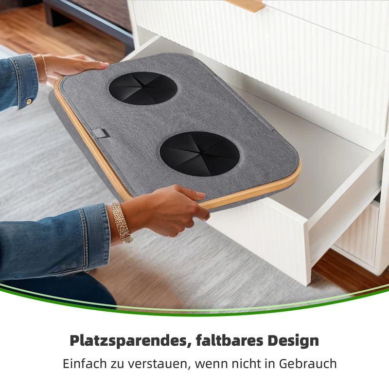 140L Pfandflaschen Sammelbehälter mit Deckel & XXL Tragetaschen, Flaschensammler für Leergut & Altglas, 2 Fächer Organizer mit Lochdesign, Recycling Behälter für Küche & Abstellraum (Grau)