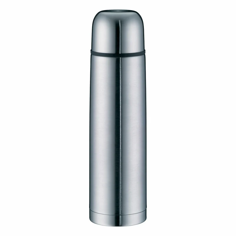 Alfi Isolierflasche isoTherm Eco II, Isoflasche, Thermoflasche, Iso Flasche, Edelstahl, 1 L, 5457.205.100