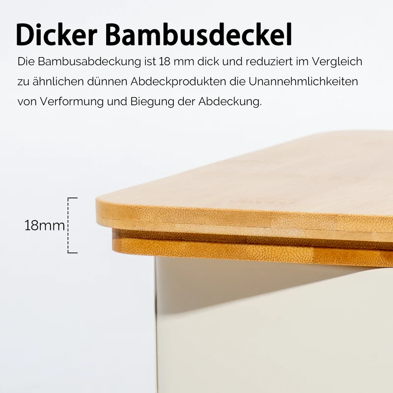 Kartoffel Aufbewahrungsbox [3er Set], Weg für Zwiebel Kartoffel Aufbewahrung und Knoblauch Aufbewahrung, hält Gemüse länger frisch (Matt Beige)