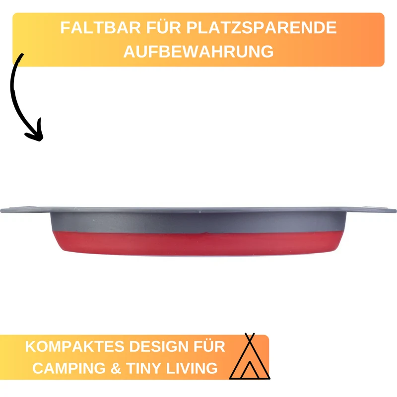 Thiru Seiher faltbar für platzsparende Aufbewahrung - ø innen 18,5 cm